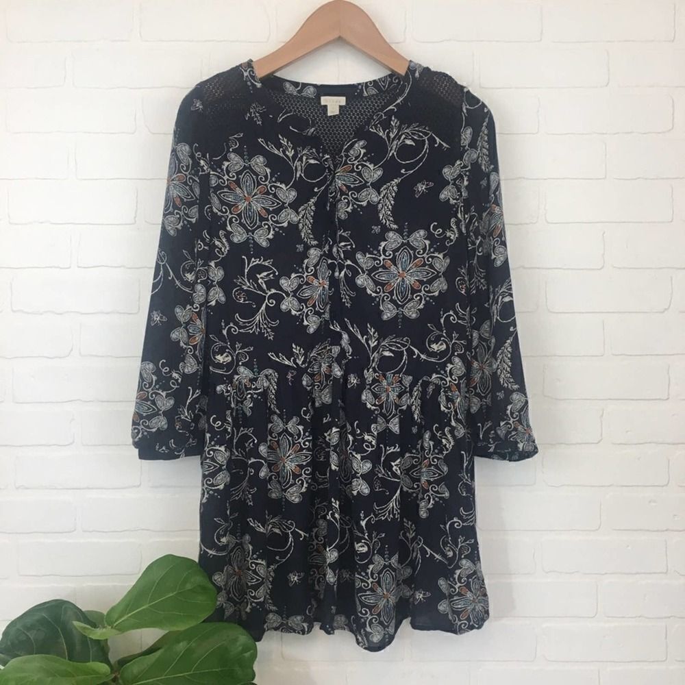 Hinge Oversized 3/4 Sleeve Tunic